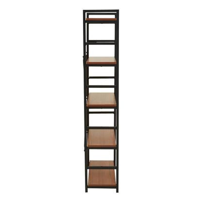 Edale 5 Tier Wood Finish Shelf Unit