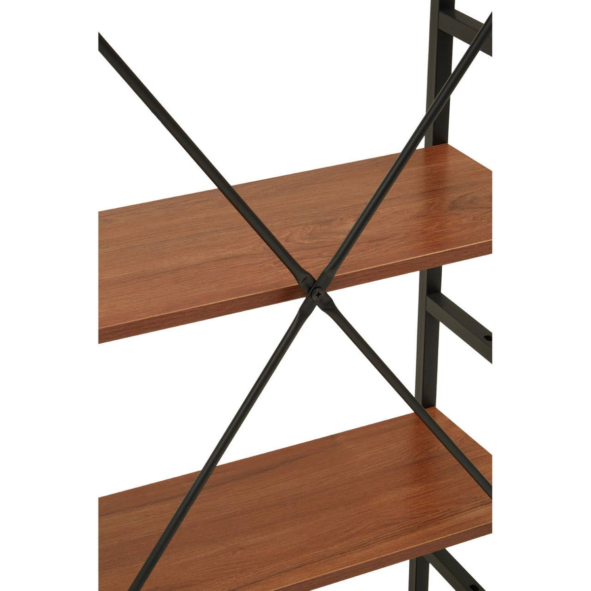 Edale 5 Tier Wood Finish Shelf Unit