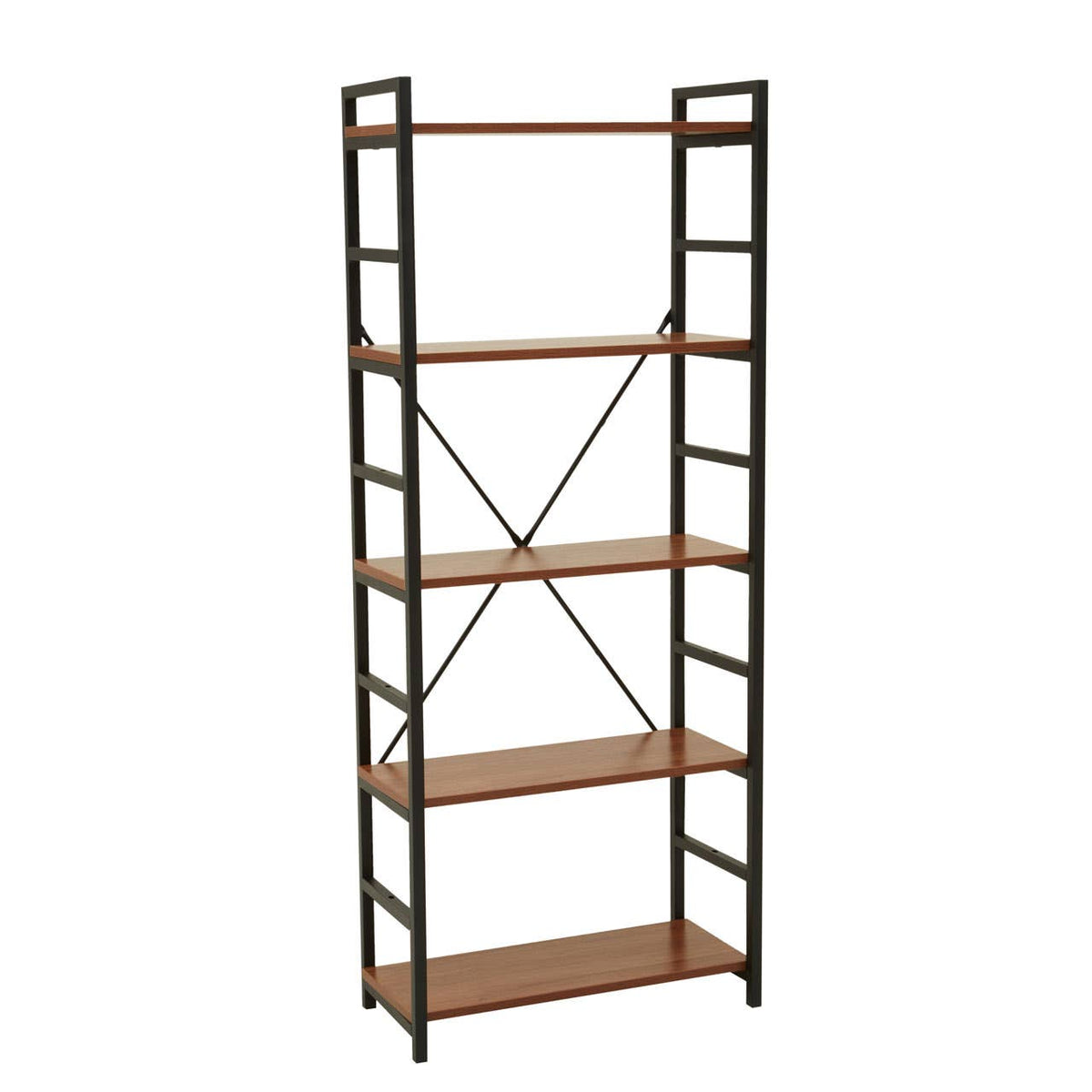 Edale 5 Tier Wood Finish Shelf Unit