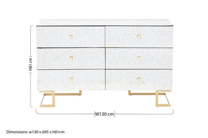 Lisbon Mirrored Chest of Drawers