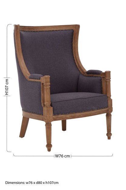 Savannah Graphite Grey Chair