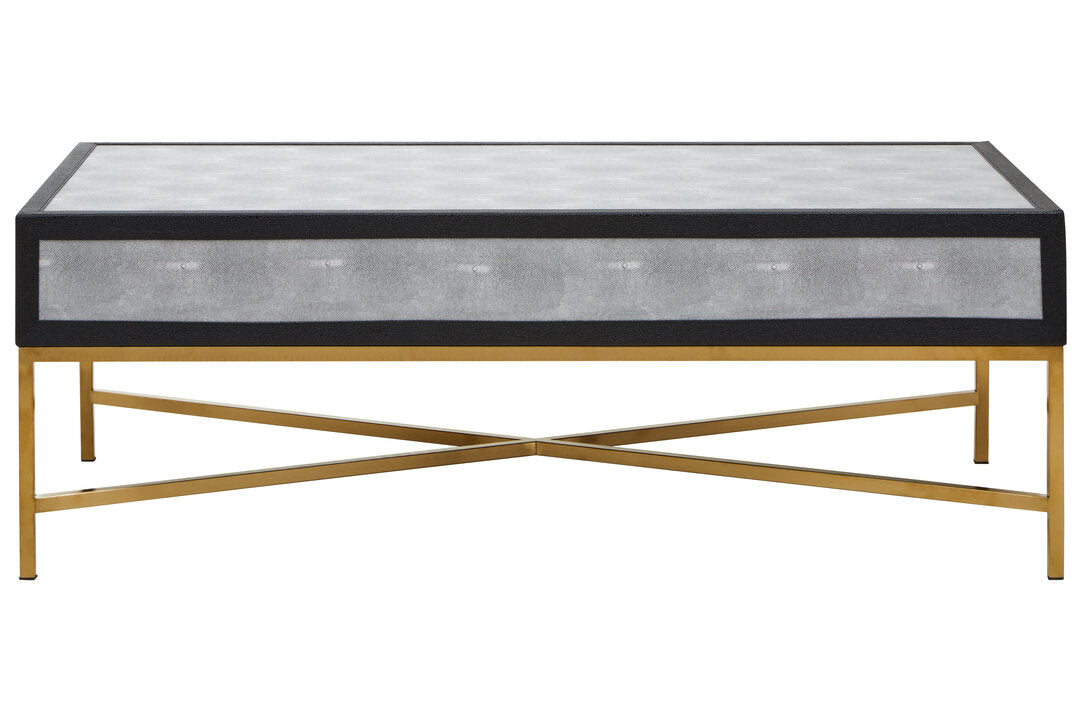 Capri Grey Shagreen Coffee Table