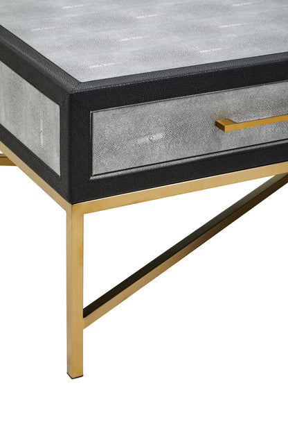 Capri Grey Shagreen Coffee Table