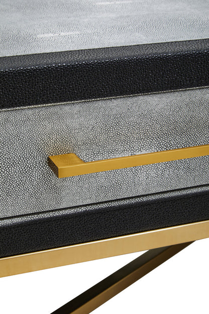 Capri Grey Shagreen Coffee Table