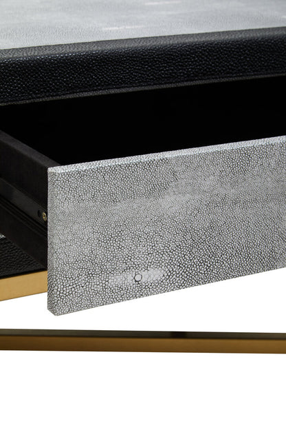 Capri Grey Shagreen Coffee Table