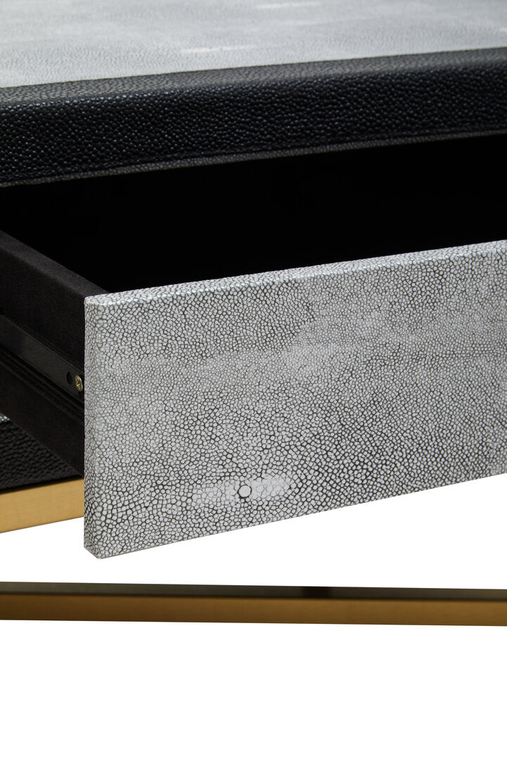 Capri Grey Shagreen Coffee Table