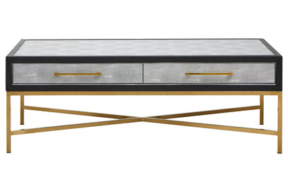 Capri Grey Shagreen Coffee Table