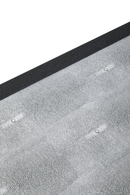 Capri Grey Shagreen Console Table