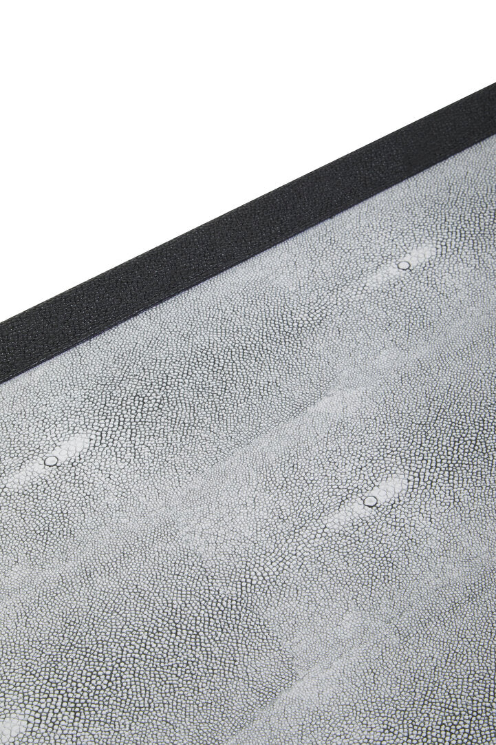 Capri Grey Shagreen Console Table