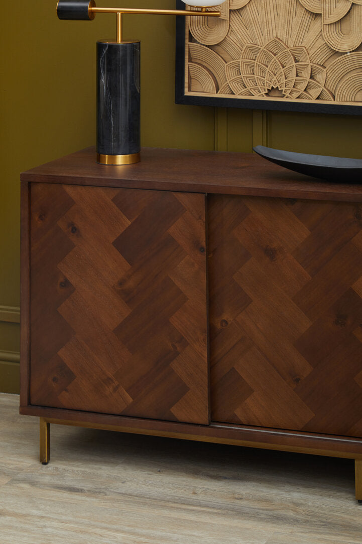Como Acacia Wood Effect Sideboard