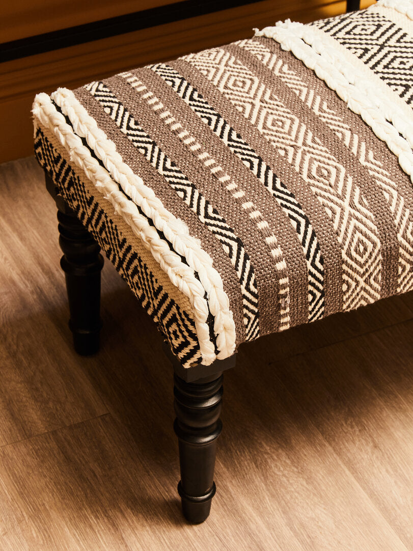 Granada Grey And White Bench