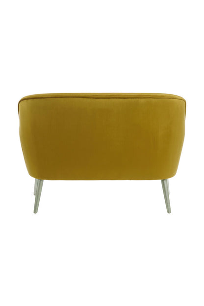 Como Mustard Velvet Sofa