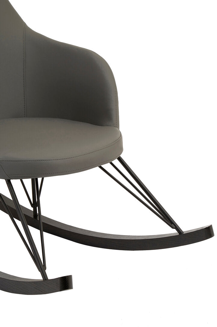 Penzance Dark Grey Rocking Chair
