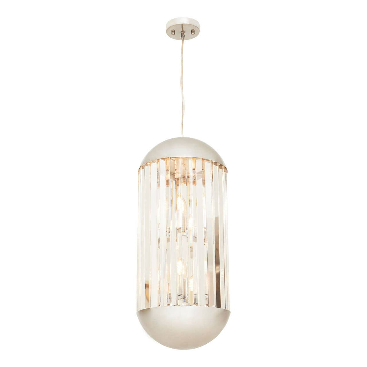 Vienna 6 Bulb Crystal Pendant Light 