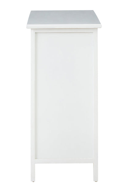 Belgravia England White 6 Drawers Chest