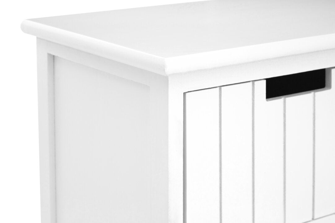 Belgravia England White Mdf 6 Drawers Chest