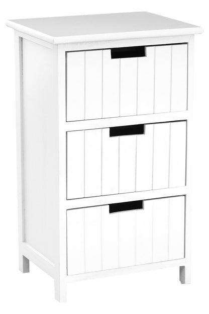 Belgravia England White 3 Drawers Chest