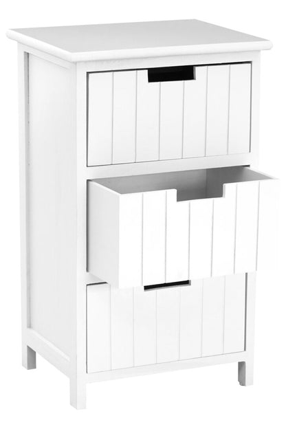 Belgravia England White 3 Drawers Chest