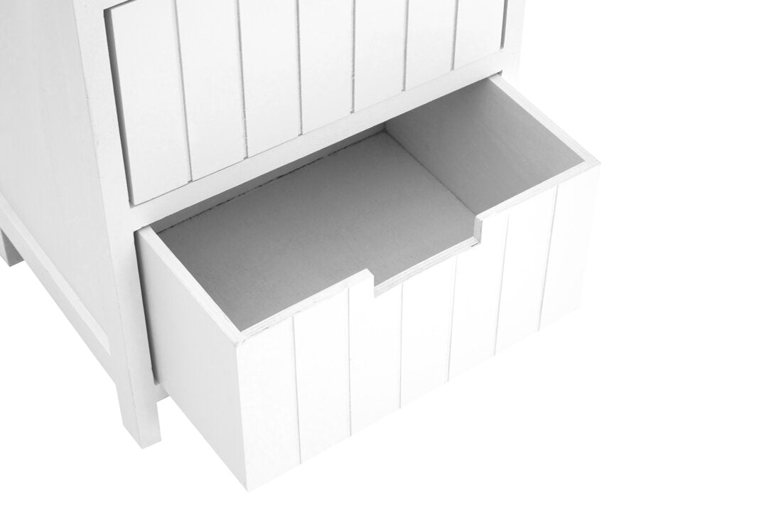 Belgravia England White 3 Drawers Chest