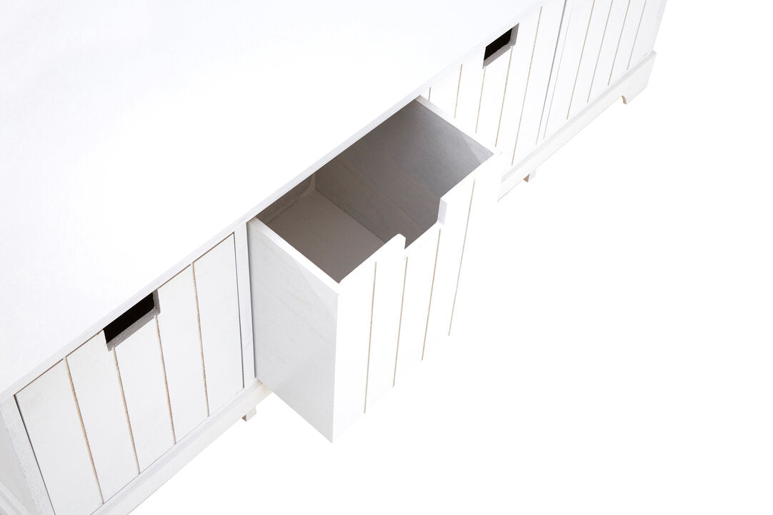 Belgravia England White Drawer Bench