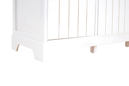 Belgravia England White Drawer Bench