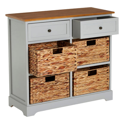Chelsea Two Drawers Four Baskets Cabinet