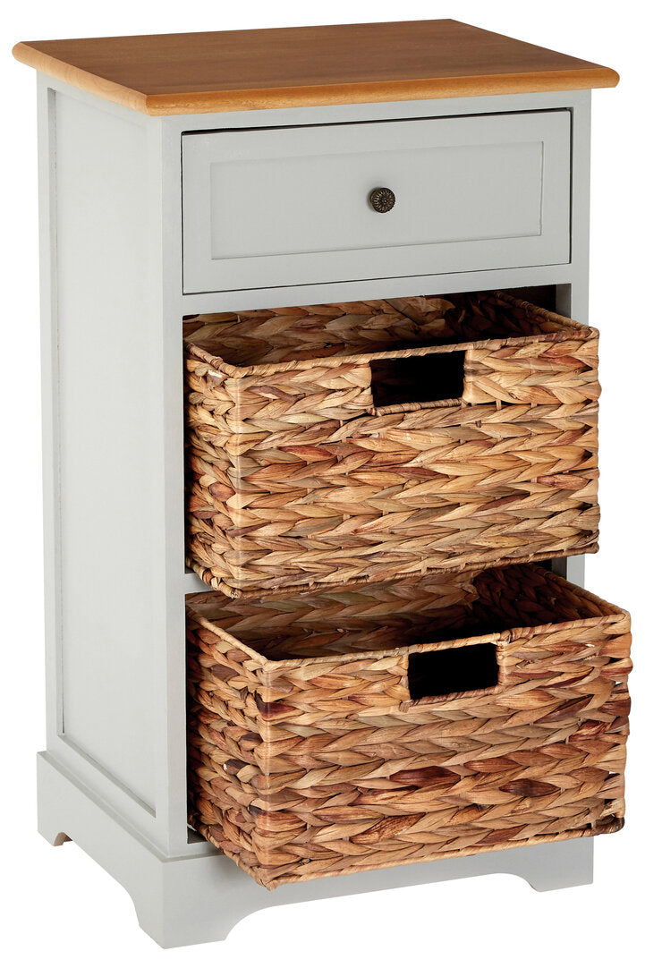 Chelsea One Drawer Two Baskets Cabinet