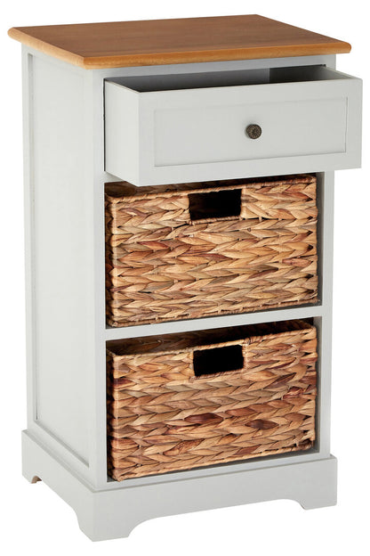 Chelsea One Drawer Two Baskets Cabinet