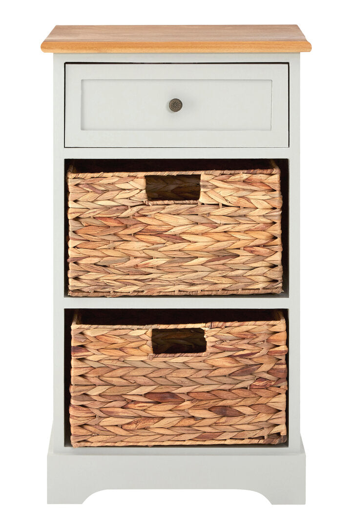 Chelsea One Drawer Two Baskets Cabinet