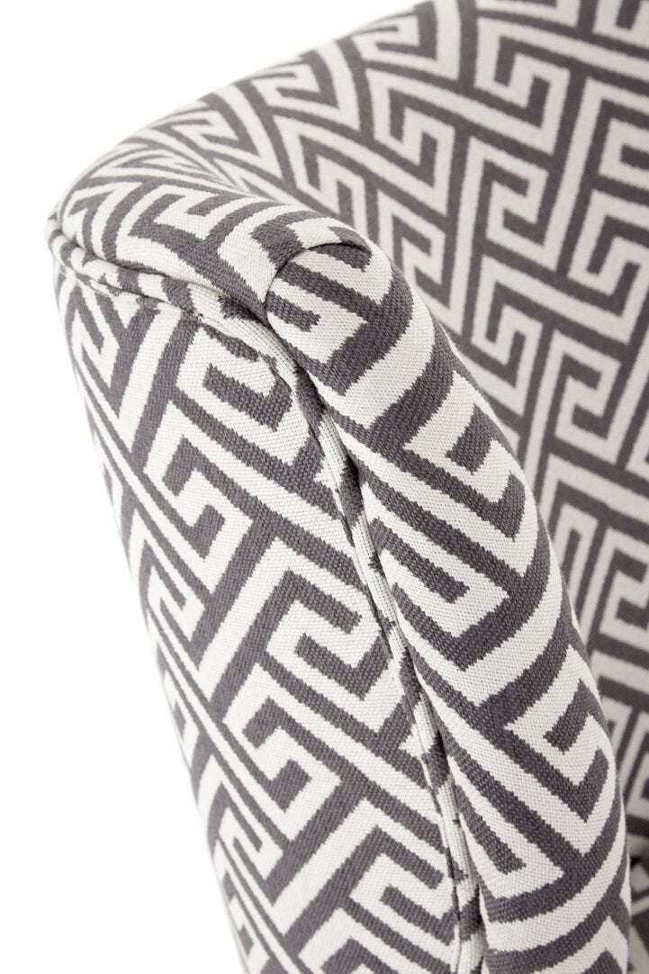 Sorrento Park Greek Key design lounge chair