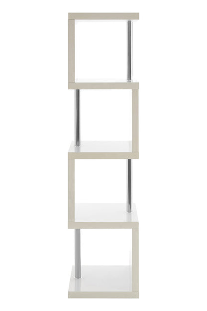 Amalfi 4 Tier White Gloss Shelf Unit