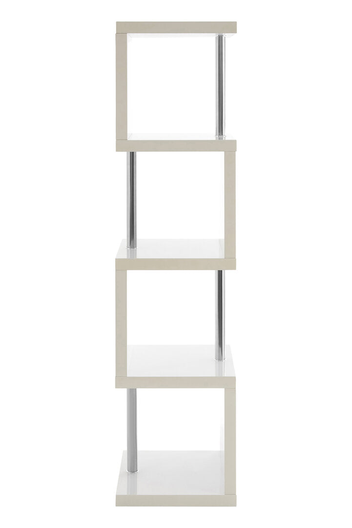Amalfi 4 Tier White Gloss Shelf Unit