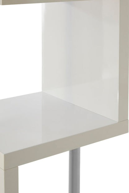 Amalfi 4 Tier White Gloss Shelf Unit