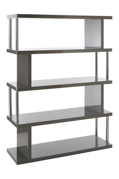 Amalfi 4 Tier Grey Gloss Shelf Unit