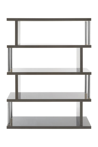 Amalfi 4 Tier Grey Gloss Shelf Unit