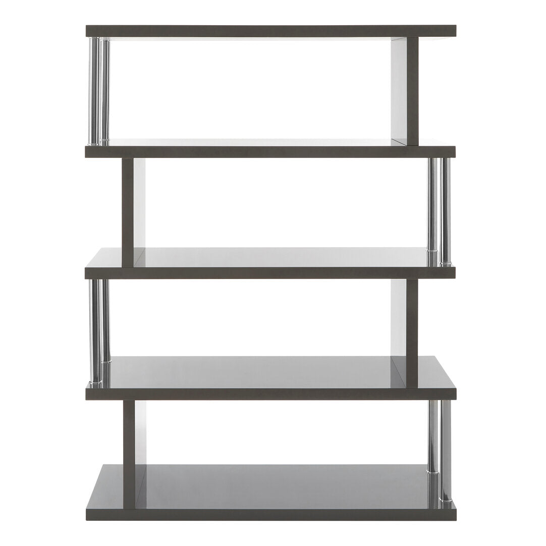 Amalfi 4 Tier Grey Gloss Shelf Unit