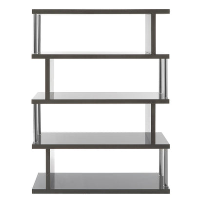 Amalfi 4 Tier Grey Gloss Shelf Unit