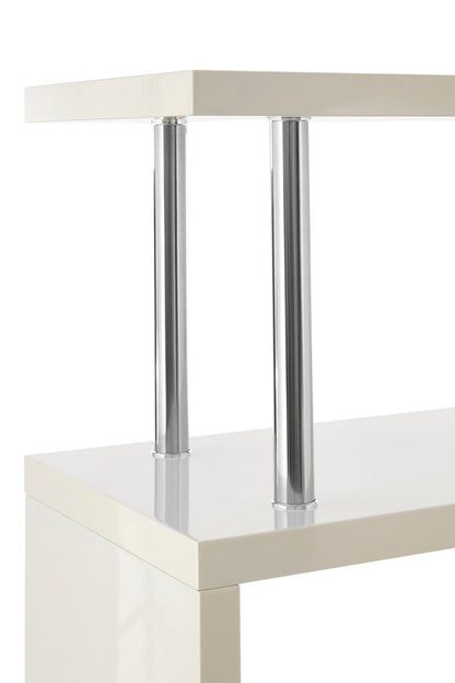 Amalfi 4 Tier White Gloss Wide Shelf Unit