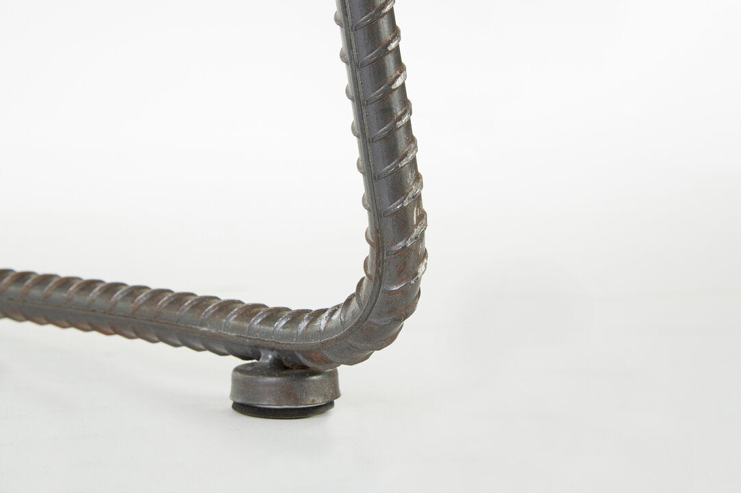 Belgravia Foundry Brown Leather Effect Bar Stool