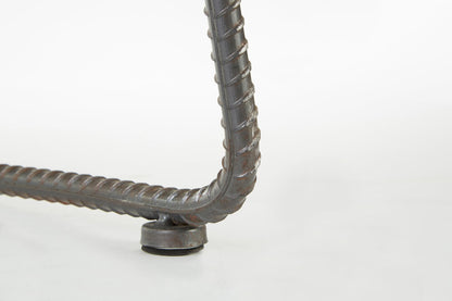 Belgravia Foundry Brown Leather Effect Bar Stool