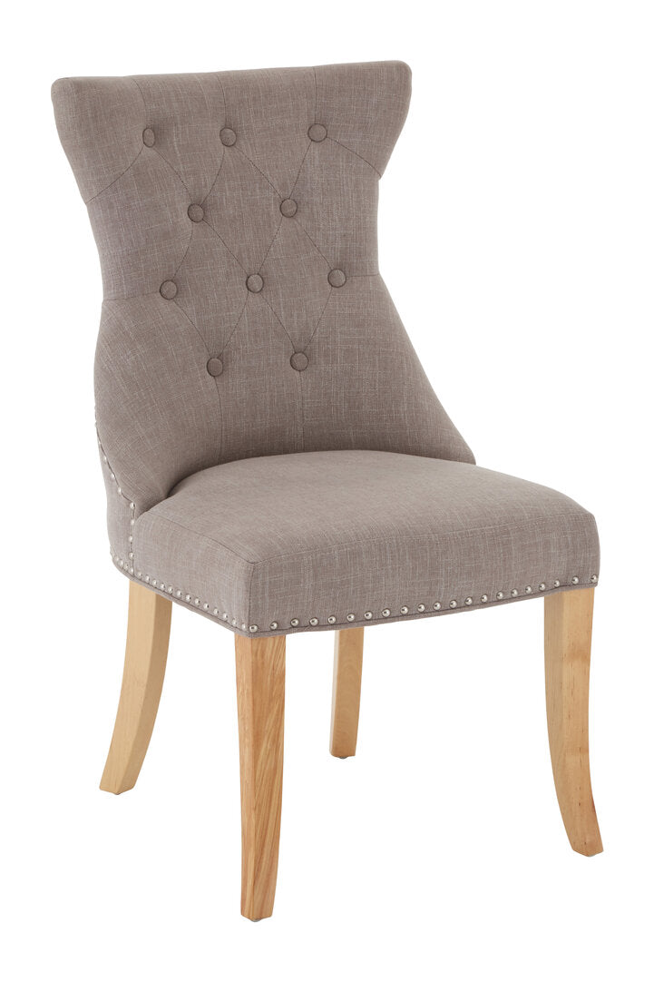 Sorrento Park Mink Linen Dining Chair