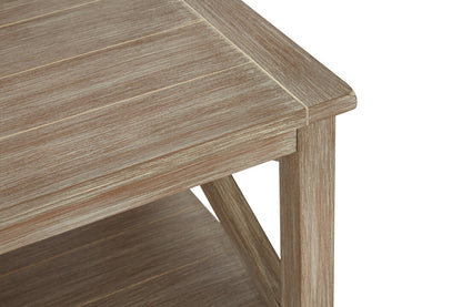 Savoy Coffee Table with Grey Pine Wood Washed Finish
