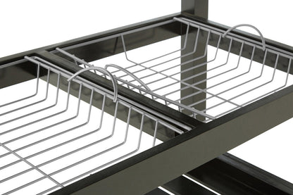 Vienna Glenn Wide Kitchen Trolley with Granite Top