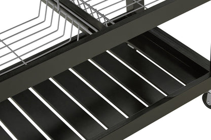 Vienna Glenn Wide Kitchen Trolley with Granite Top