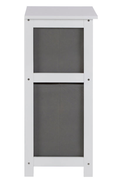 Savannah 2 Grey Fabric Drawers Cabinet