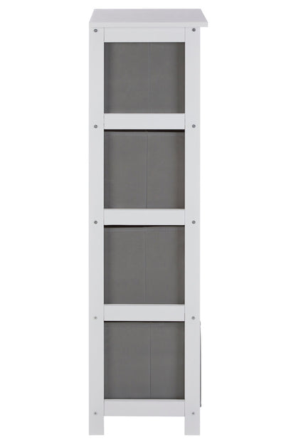 Savannah 4 Grey Fabric Drawers Cabinet