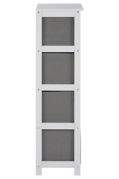 Savannah 4 Fabric Drawers Cabinet Grey 