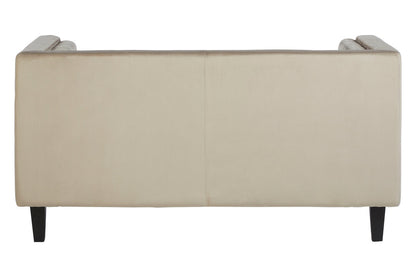 Soho Two Seater Mink Velvet Sofa
