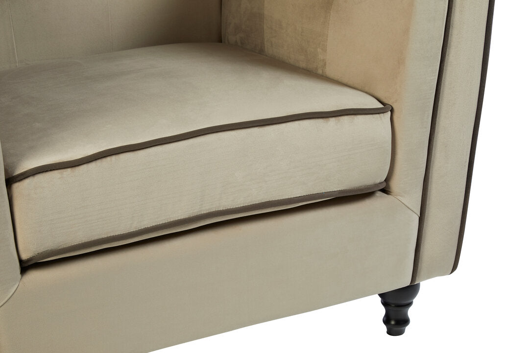 Notting Mink Velvet Chair