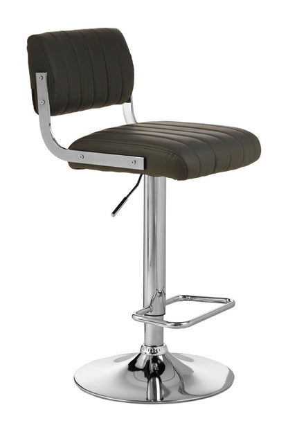 Richmond Grey Channel Design Seat Bar Stool